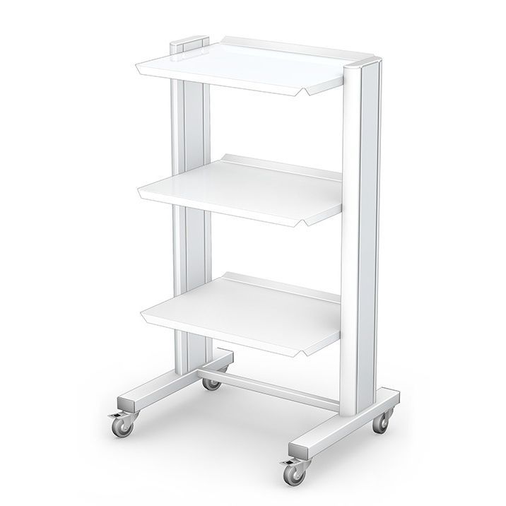 Transport trolley / for medical devices / with shelf / modular TOP