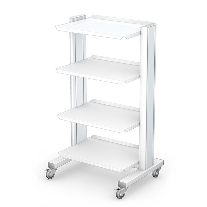 Transport trolley / for medical devices / with shelf / modular TOP