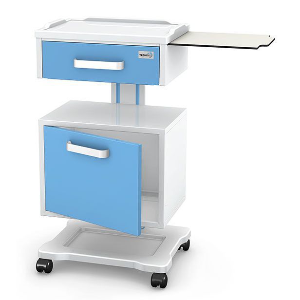 Bedside table on casters WD8 TECHMED Sp. z o.o. with integrated
