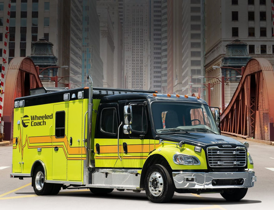 Box ambulance 9170 Wheeled Coach 4x4 / electric