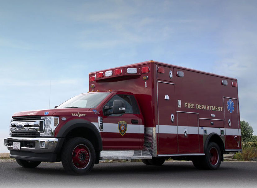 Infection control ambulance Wheeled Coach box