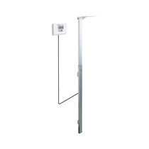 Electronic height rod / wall-mounted / telescopic