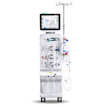 Hemodialysis machine with hemodiafiltration