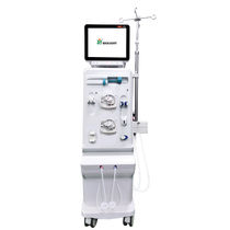Hemodialysis machine with hemodiafiltration
