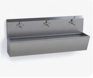 3-station surgical sink