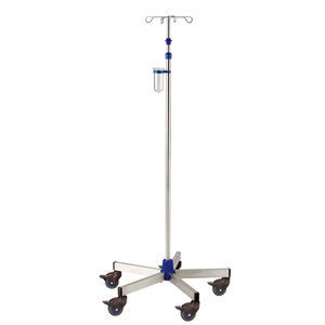 IV stand on casters