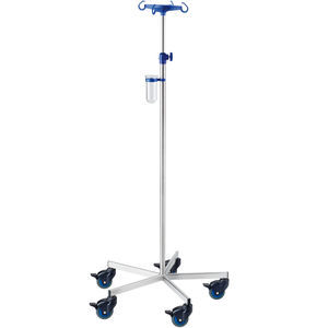 IV stand on casters