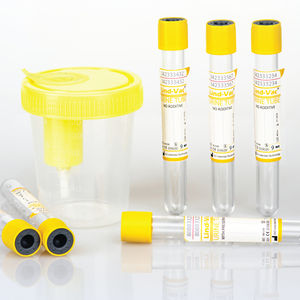 laboratory test tube / for sample storage / for sample recovery / conical