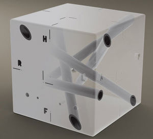 CT scan test phantom