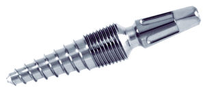conical dental implant / titanium / external / self-tapping