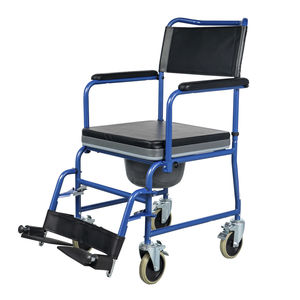 commode chair with armrests