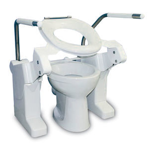 Bathroom toilet lift - SOLLEVA - Miba Srl - with armrests / electric / with  battery