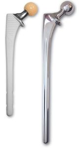 revision femoral stem / cemented or non-cemented