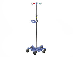 IV stand on casters