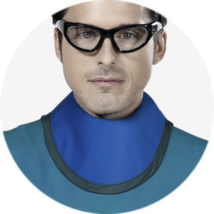 X-ray protective thyroid collar