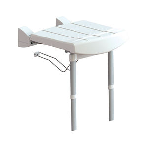 wall-mounted shower seat