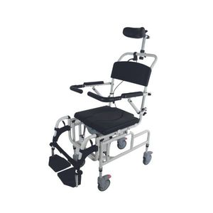 commode chair with armrests