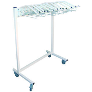 X-ray apron rack on casters