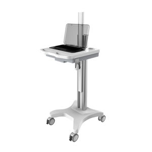 height-adjustable laptop cart