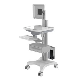 computer cart with drawer
