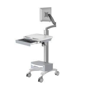 computer cart with drawer