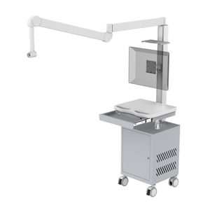 video-conferencing computer cart