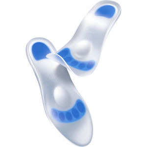 orthopedic insole with heel pad