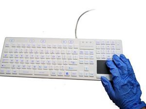 keyboard with touchpad