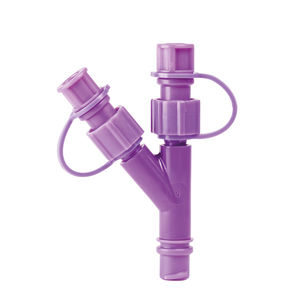 Y infusion connector