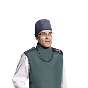 X-ray protective surgical cap