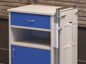 bedside cabinet on casters