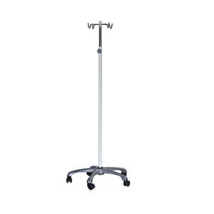 IV pole on casters