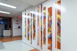 healthcare facility wall structure