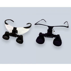 binocular loupe frame with headlamp