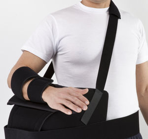 arm sling with shoulder abduction pillow