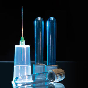 blood glucose analysis collection tube / cylindrical / blood / K3-EDTA
