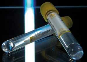 cylindrical collection tube