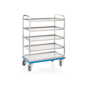 transport trolley / storage / for general purposes / with shelf