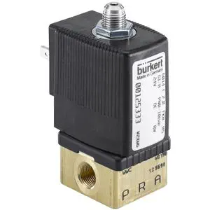 Burkert 3/2 Magnetventil 6012 C 1,2 FPM MS Flnsch PN0-10bar 230V 50 Hz 4W 134178 