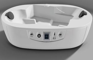 two-seater hydromassage bathtub