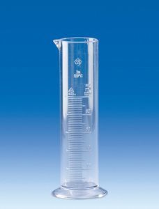 plastic measuring cylinder