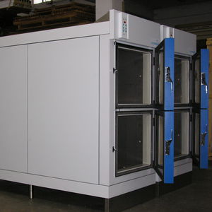 coffin refrigerated mortuary cabinet / for mortuary stretchers / 4-body / front-loading