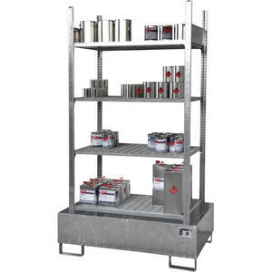 4-shelf shelving unit