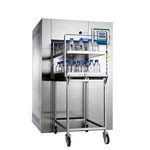 medical sterilizer / laboratory / steam / floor-standing