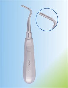 curved dental root elevator