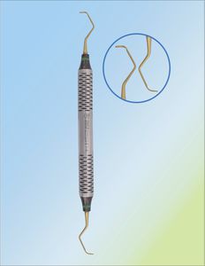 periodontal curette / Gracey / autoclavable / double-ended