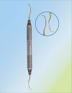 periodontal curette / Gracey / autoclavable / double-ended
