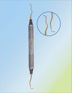 periodontal curette / Gracey / autoclavable / double-ended