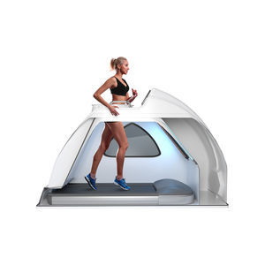 treadmill with weight support air chamber
