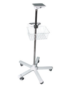 monitor support pole on casters